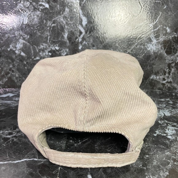 Vintage Zerek US Ski Pro Tour Beige Red Corduroy Rope Cap Hat Winter Skiing Men - Picture 4 of 7